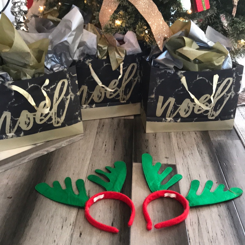 Bundle of 2 Reindeer Antler Headbands Christmas